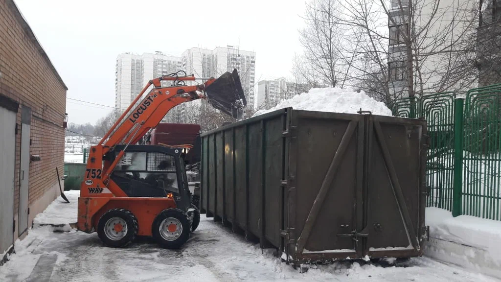 Вывоз снега контейнерами в Ишимбае — цена от 3245 руб., заказать контейнер для снега в ПроМусор